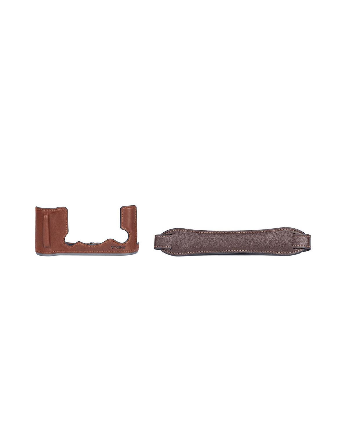 SmallRig SmallRig Leather Half Case Kit for Fujifilm X-T50, Brown - Brown