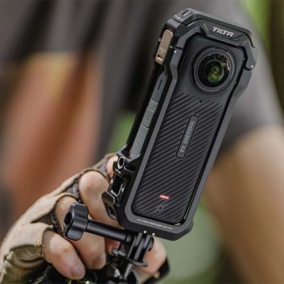 Full Camera Cage for Insta360 X4 Action Camera, Black