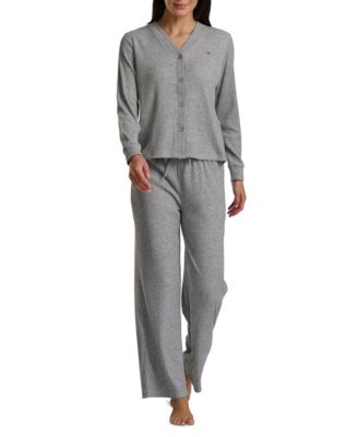 Women's 2-Piece Long Sleeve Cardigan and Pants Set