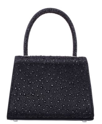 Crystal Magnetic Snap Satchel Bag