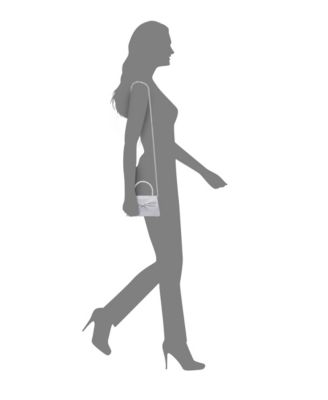 Crystal Magnetic Snap Satchel Bag