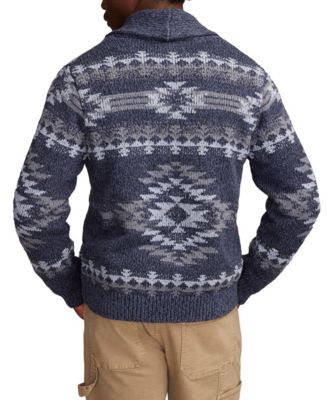 Men's Shawl Collar Cardigan Sweater