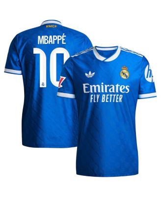 adidas - Men's Kylian Mbapp&eacute; Blue Real Madrid 2025/26 Third Authentic Player Jersey