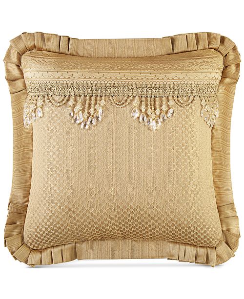 J Queen New York Napoleon Gold 20" Square Decorative Pillow & Reviews