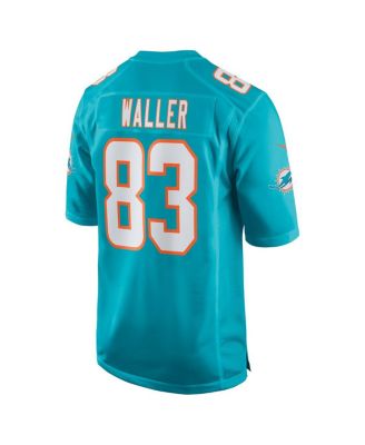 Men's Darren Waller Aqua Miami Dolphins Team Game Jersey