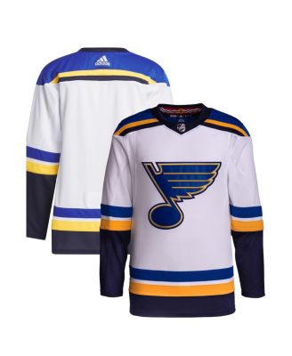 adidas - Men's White St. Louis Blues Away Prime green Authentic Jersey