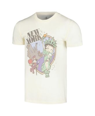 Men's and Women's Cream Betty Boop Graphic T-Shirt