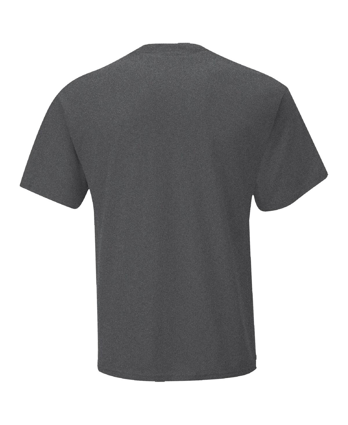 Team Penske Men's Heather Charcoal Joey Logano T-shirt In Gray