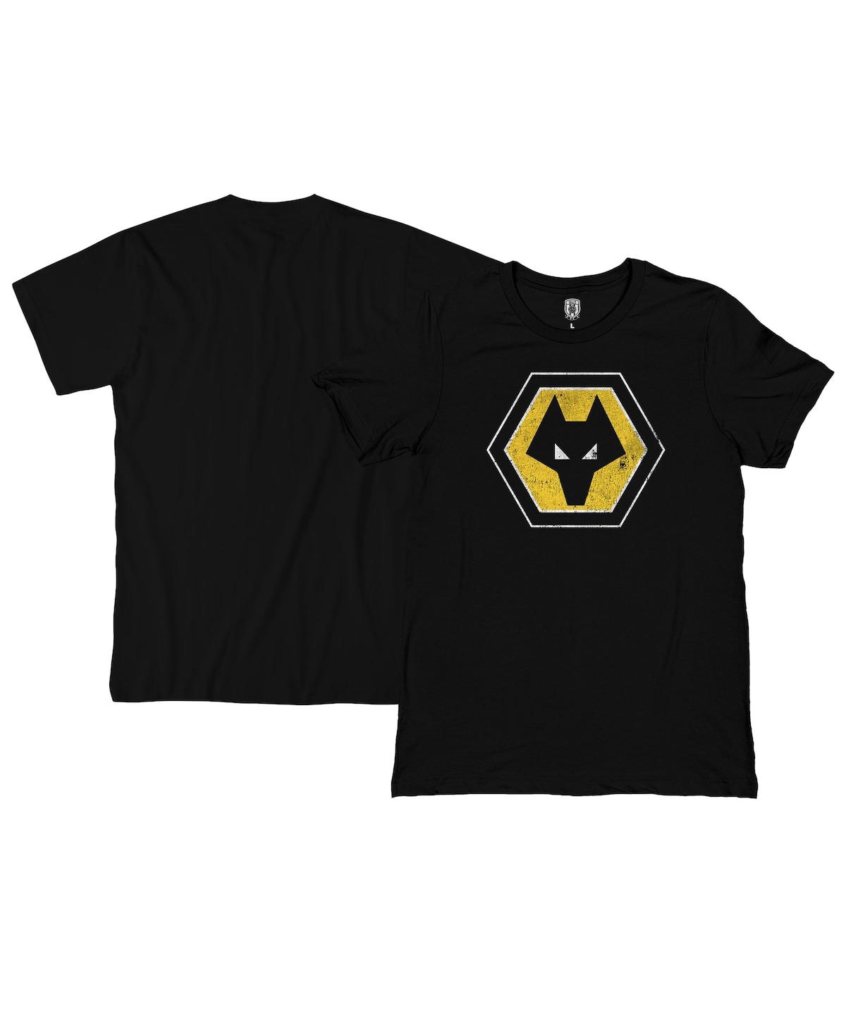 1863fc Men's Black Wolverhampton Wanderers Color Badge Jersey T-shirt In Black