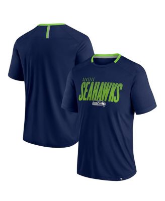 Fanatics - Men's College Navy Seattle Seahawks Defender Fade Slant T-Shirt