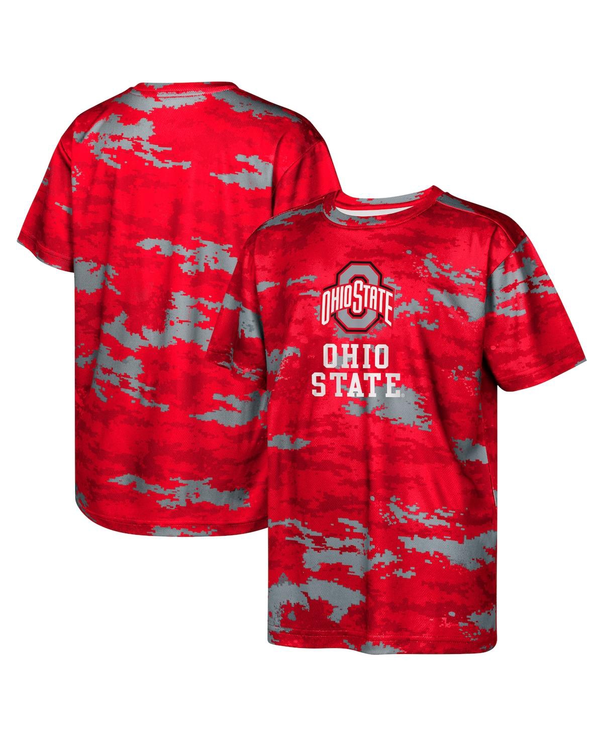 Outerstuff Preschool Scarlet Ohio State Buckeyes Scrimmage T-shirt In Multi