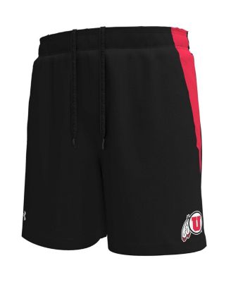 Men's Black Utah Utes Tech Vent Performance Short