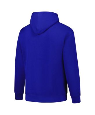 Men's Royal Kansas Jayhawks Logo Essential Fleece 2.0 Pullover Hoodie