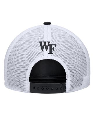 Men's Black Wake Forest Demon Deacons 2025 On-Field Rise Trucker Performance Adjustable Hat