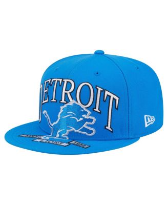 Men's Blue Detroit Lions Oversized 59FIFTY Fitted Hat