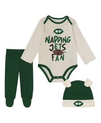 Outerstuff - Baby Boys and Girls Green New York Jets Little Champ Three-Piece Set