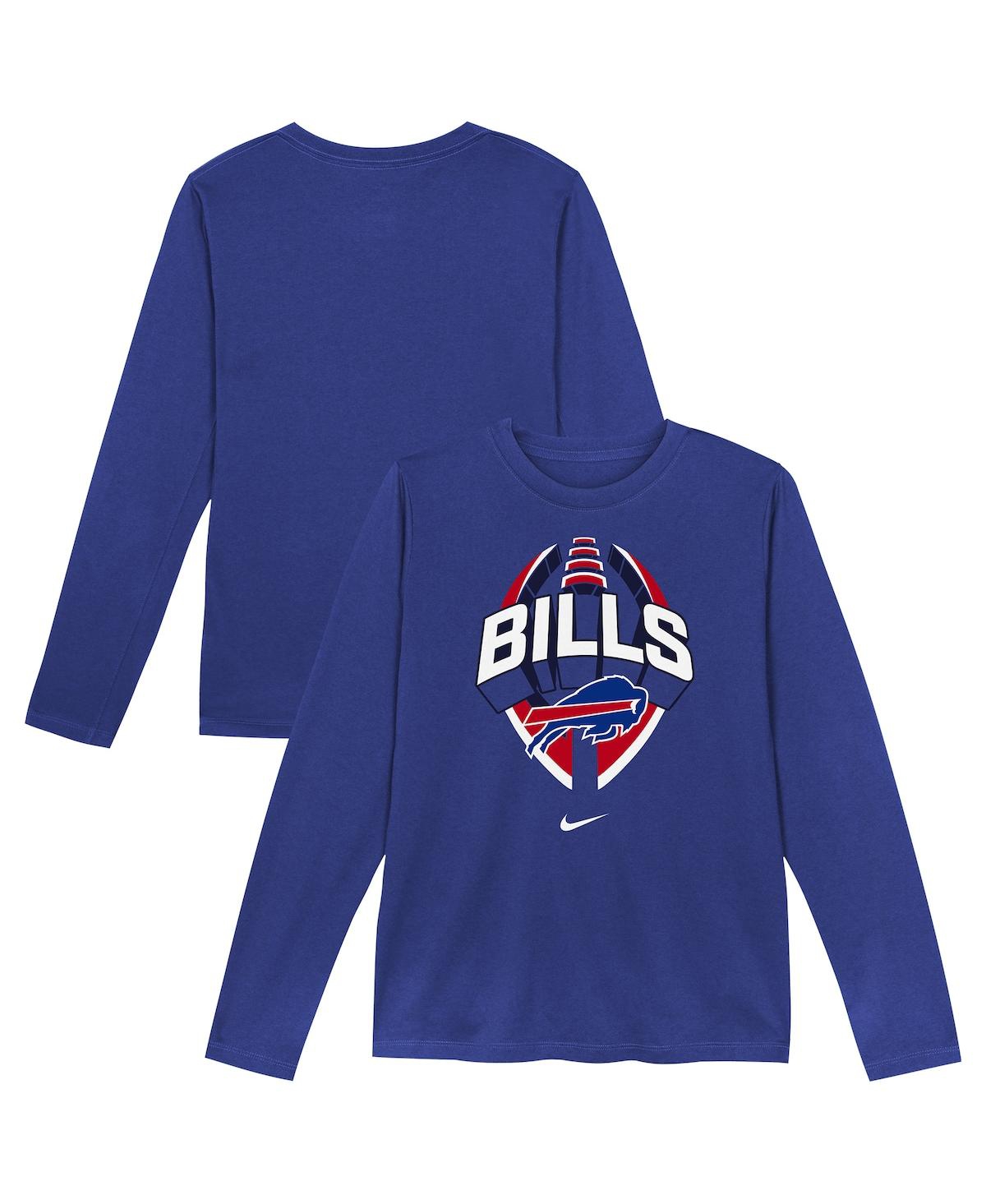 Nike Toddler Royal Buffalo Bills Primetime Legend Iconâ Long Sleeve Performance T-shirt In Multi