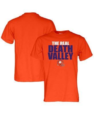 Blue 84 - Men's and Women's Orange Clemson Tigers The Real Death Valley T-Shirt