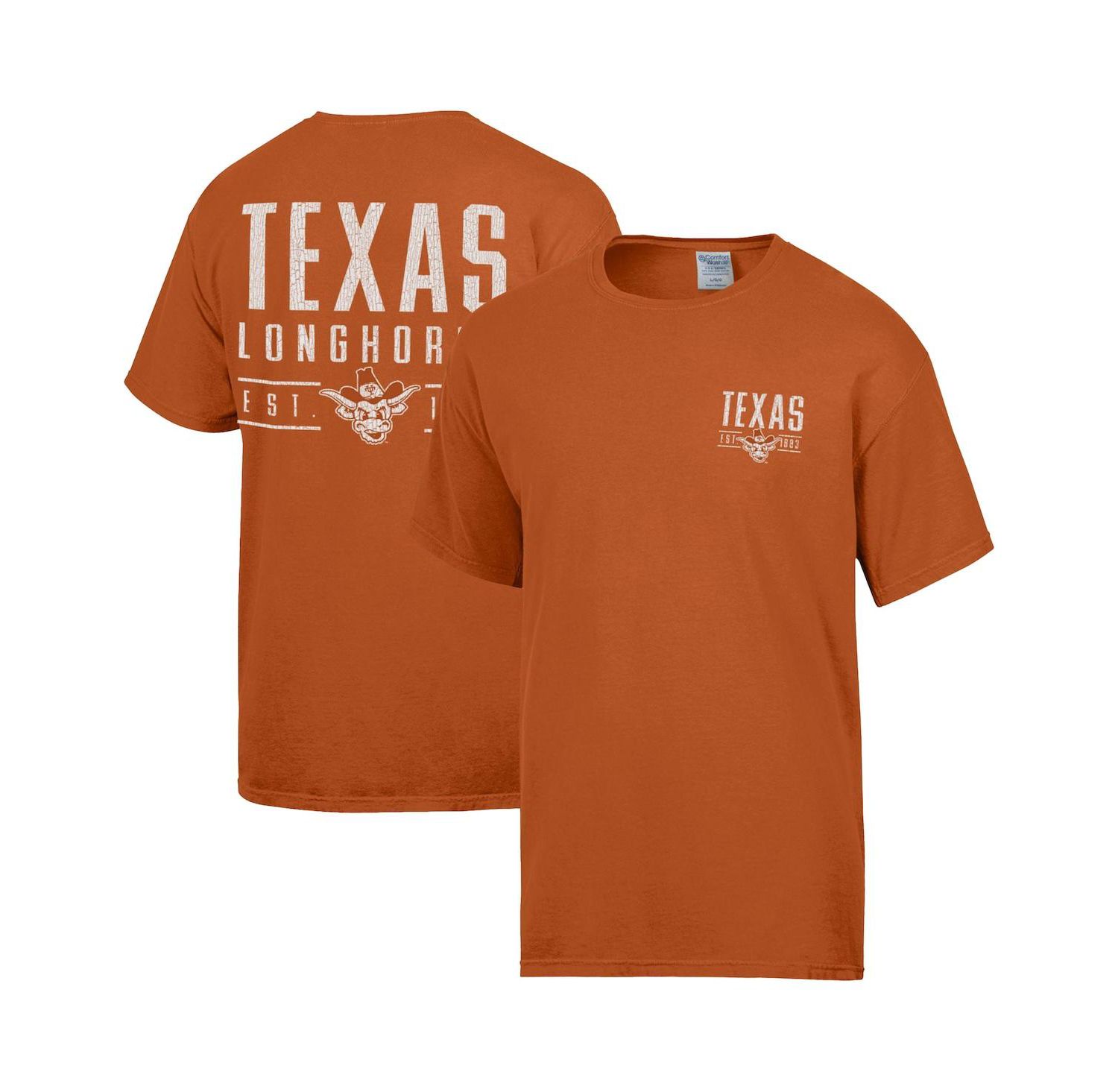Men's Burnt Orange Texas Longhorns Big Name T-Shirt