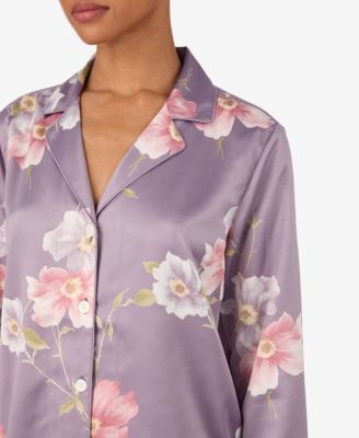 Women's 2 Piece Long Sleeve Top and Pants Pajama Set