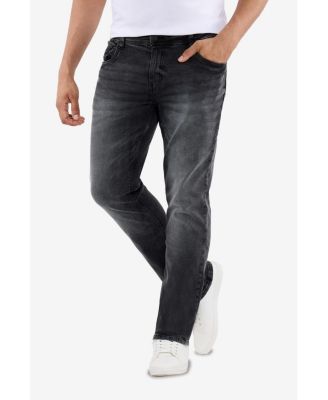 Men's Slim Fit Silicone Back Pocket Jeans