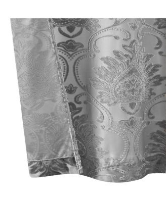 Sophia Burn Out Grommet Window Curtain Panel Pair 2 Piece Window Curtain