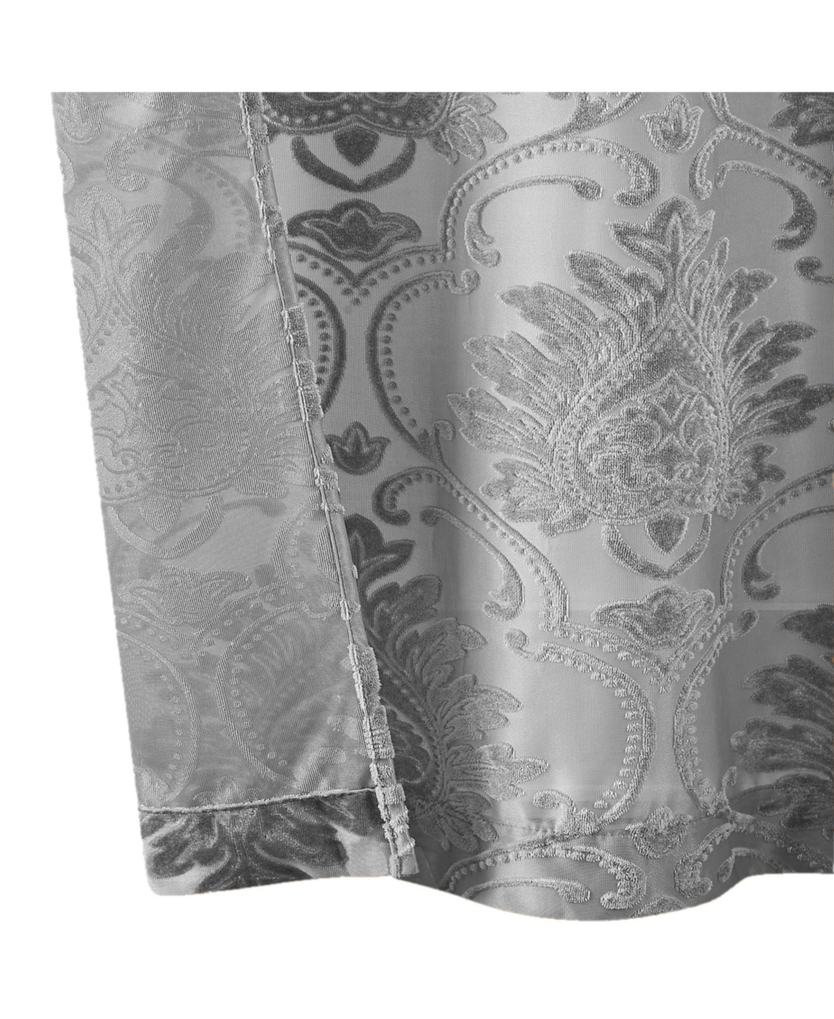 5th Avenue Lux Sophia Burn Out Grommet Window Curtain Panel Pair 2 Piece Window Curtain