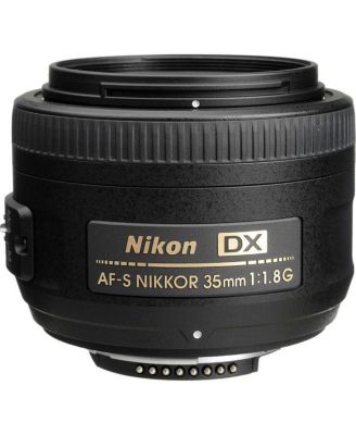 35mm f/1.8G AF-S DX AF NIKKOR Lens  - Bundlewith 52mm Filter Kit, Lens Cap Leash, ProfessionalLens Cleaning Kit