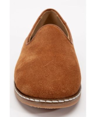 Istanbul Suede Leather Slip On Flats (Women)