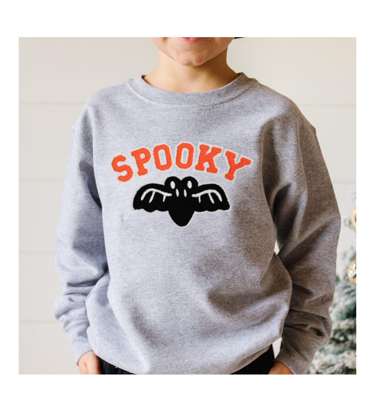 Sweet Wink Toddler Boys Spooky Patch Halloween Sweatshirt