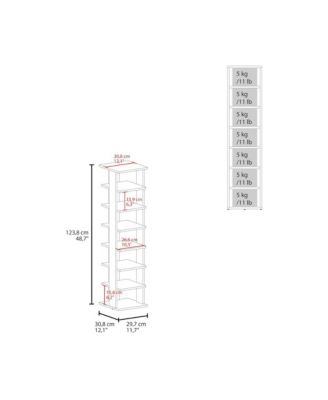 Malibu Corner Linen Cabinet White MDF