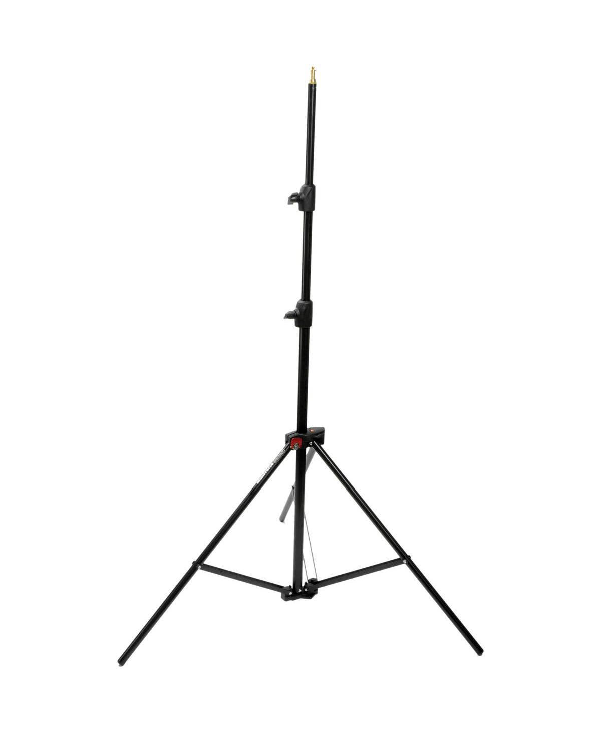 Manfrotto 1052BAC 93" Air Cushioned Aluminum Compact Stand with 3-Sections & 2 Risers, Black