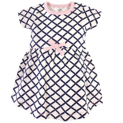 Toddler Girls Natural Cotton Dress Duo Short and Long Sleeve Styles