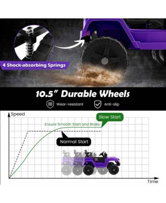 12V Kids Ride On Truck Car Electric Vehicle Remote with Music & Light