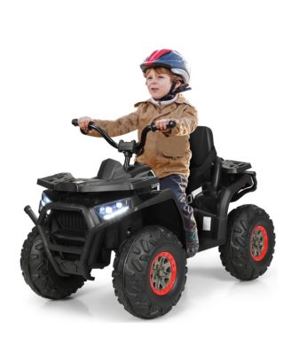 12V Kids Electric 4-Wheeler ATV Quad 2 Speeds Ride On Car w/MP3&LED Lights