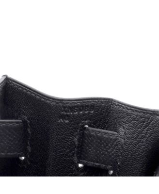 Kelly 28 Handbag Black Epsom with Gold Hardware