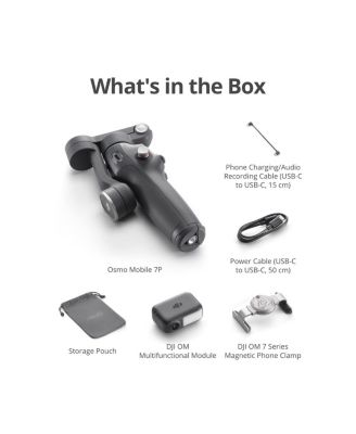Osmo Mobile 7P Smartphone Gimbal with Built-In Extension Rod