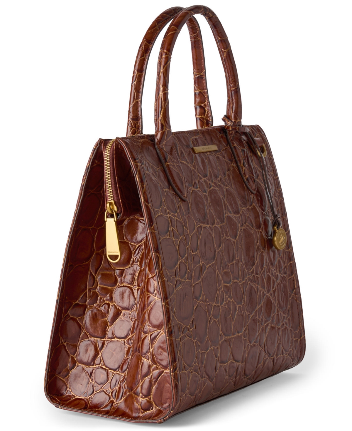 Brahmin Women's Caroline Sparkling Cider Barnard Satchel Bag