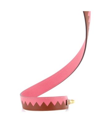 Pre-Owned HERMÃ‰S 30mm Tressage Cuir Bag Strap Epsom