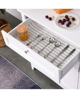 Adjustable Shelves Kitchen Storage Cabinet Space-Saving Solution for Organized Kitchens