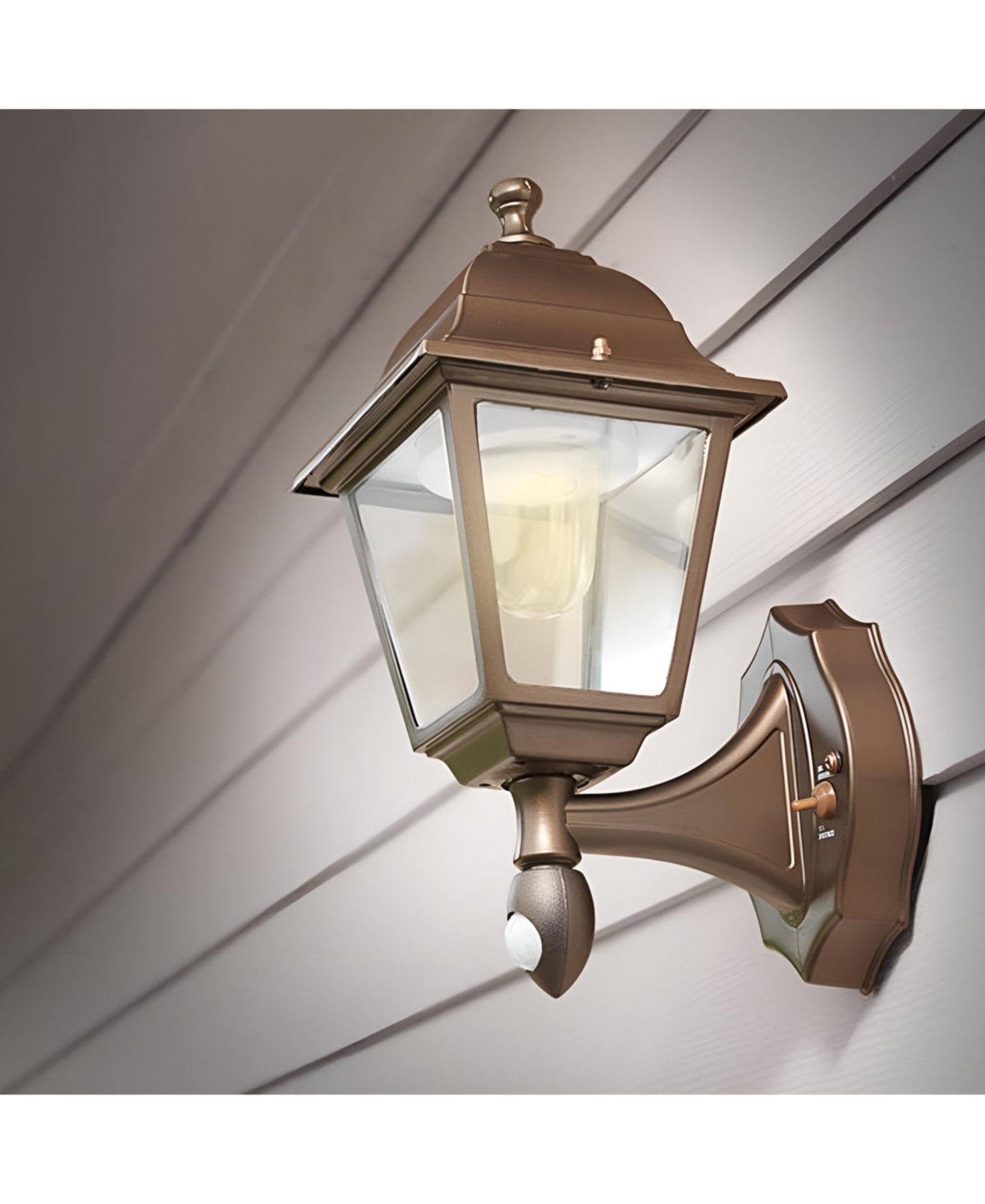 Maxsa Innovations Battery-powered Motion-activated Wall Sconce (Cool White LEDs)