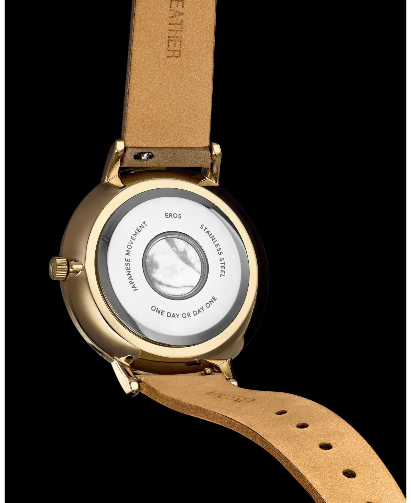 Женские часы Vincero Eros Watch Stainless Steel with Mineral Crystal Glass, цвет: Золотой атласный — фото 4