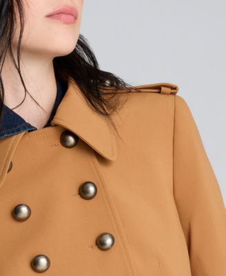 Women's Twill Cropped Military Jacket