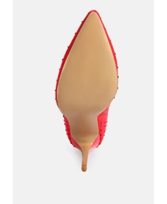 Womens Cheugy Embellished Ankle Boots