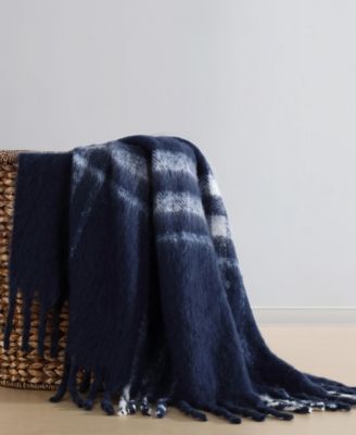 Ryan Cove Plaid Faux Mohair Throw, 60" x 50"