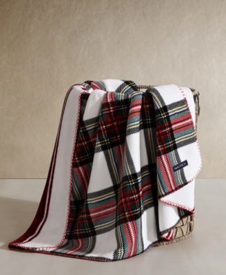 Printed Reversible Lush Throw, 70" x 50"