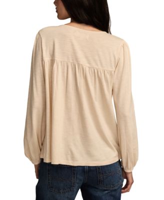 Women's Embroidered Long Sleeve Top