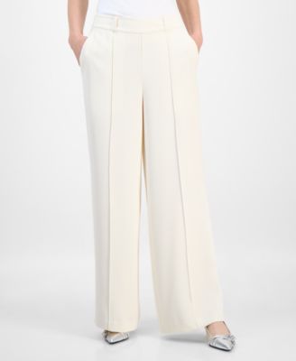 Petite High-Rise Wide-Leg Pants, Macy's Exclusive