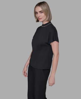 Women's Mock Neck Top