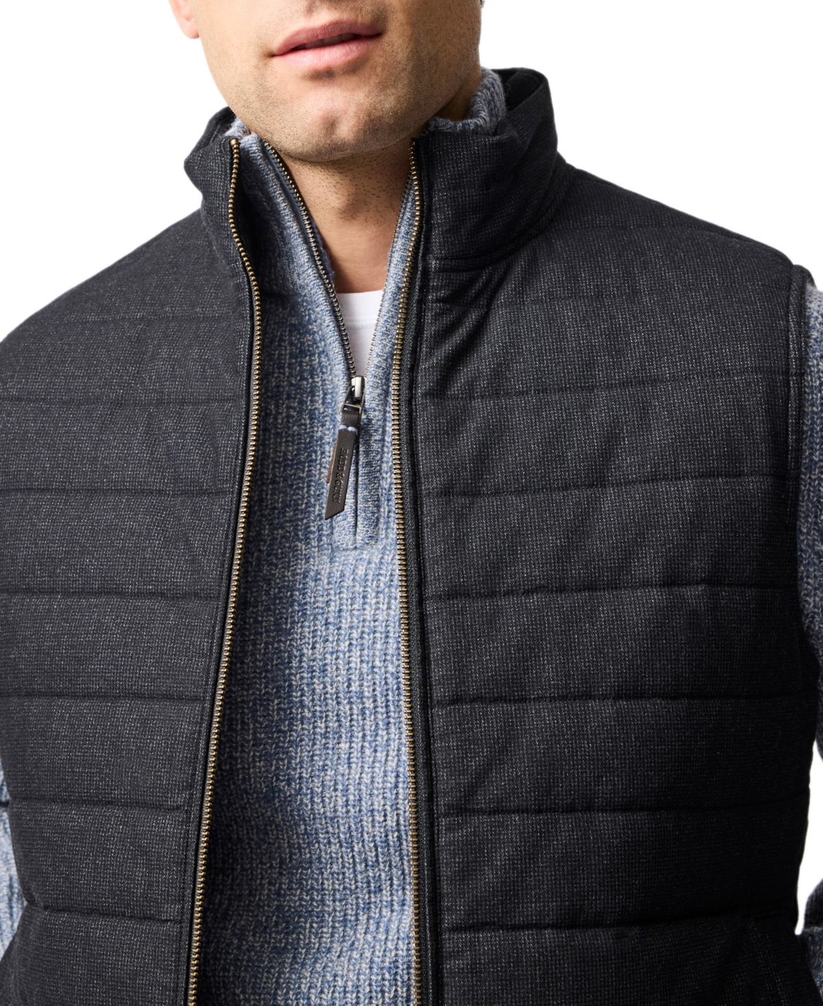 Rodd & Gunn Men's Robbies Road Quarter-zip Sweater In Blue